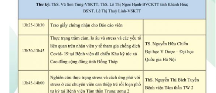 Chương trình Hội nghị Tâm thần học toàn quốc năm 2022!